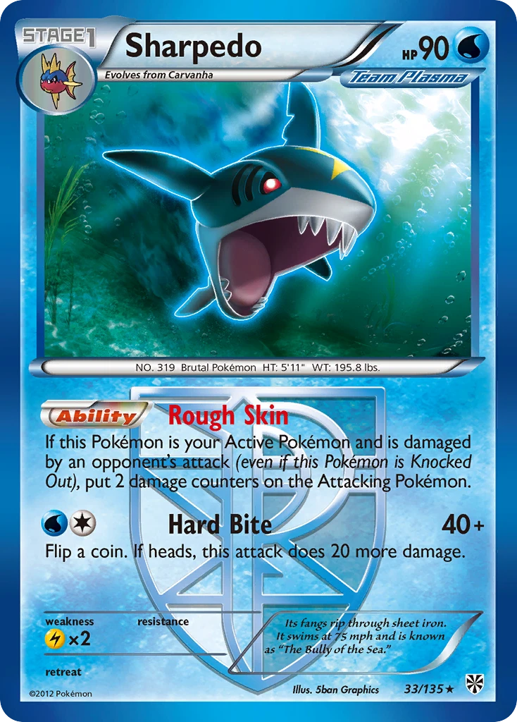 Sharpedo, 033/135