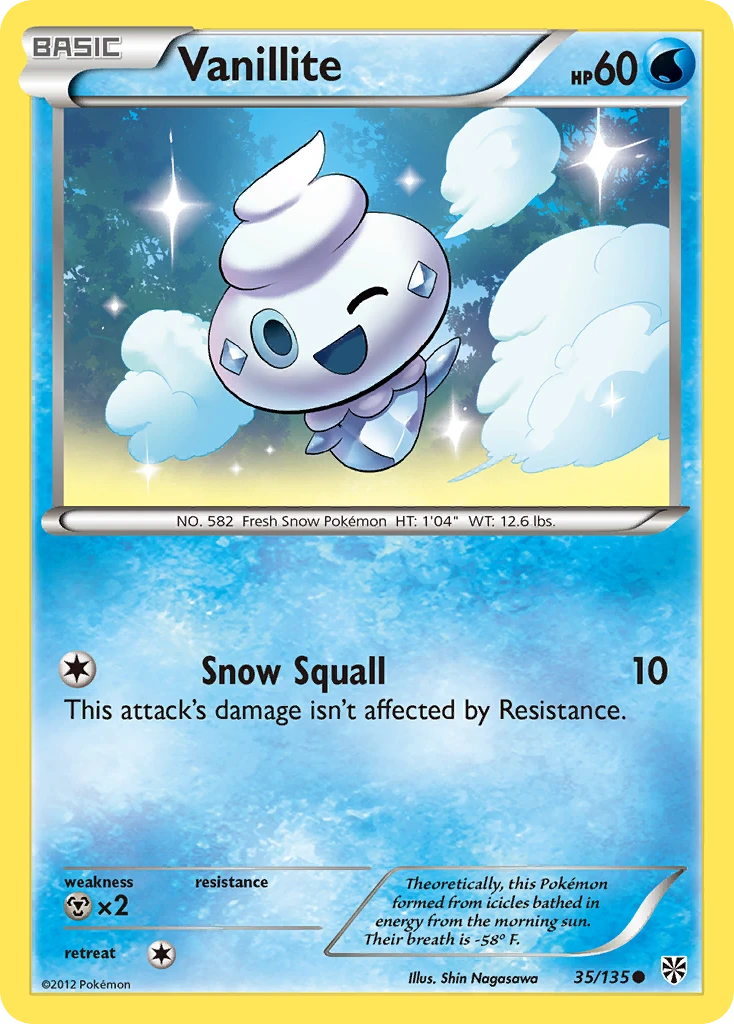 Vanillite, 035/135