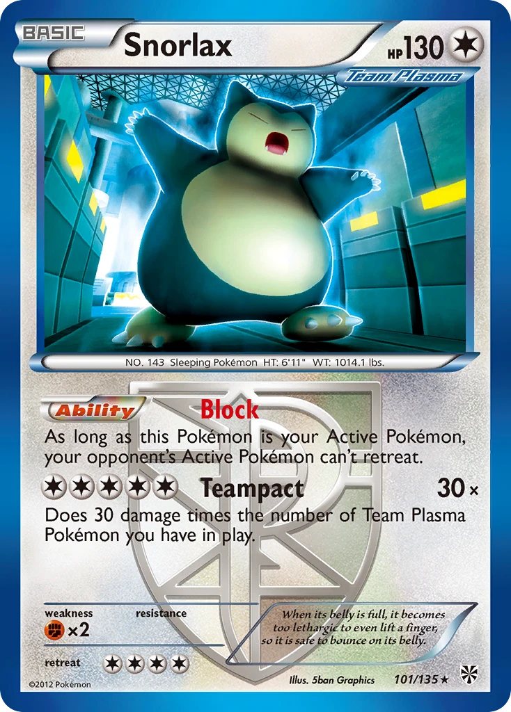 Snorlax, 101/135
