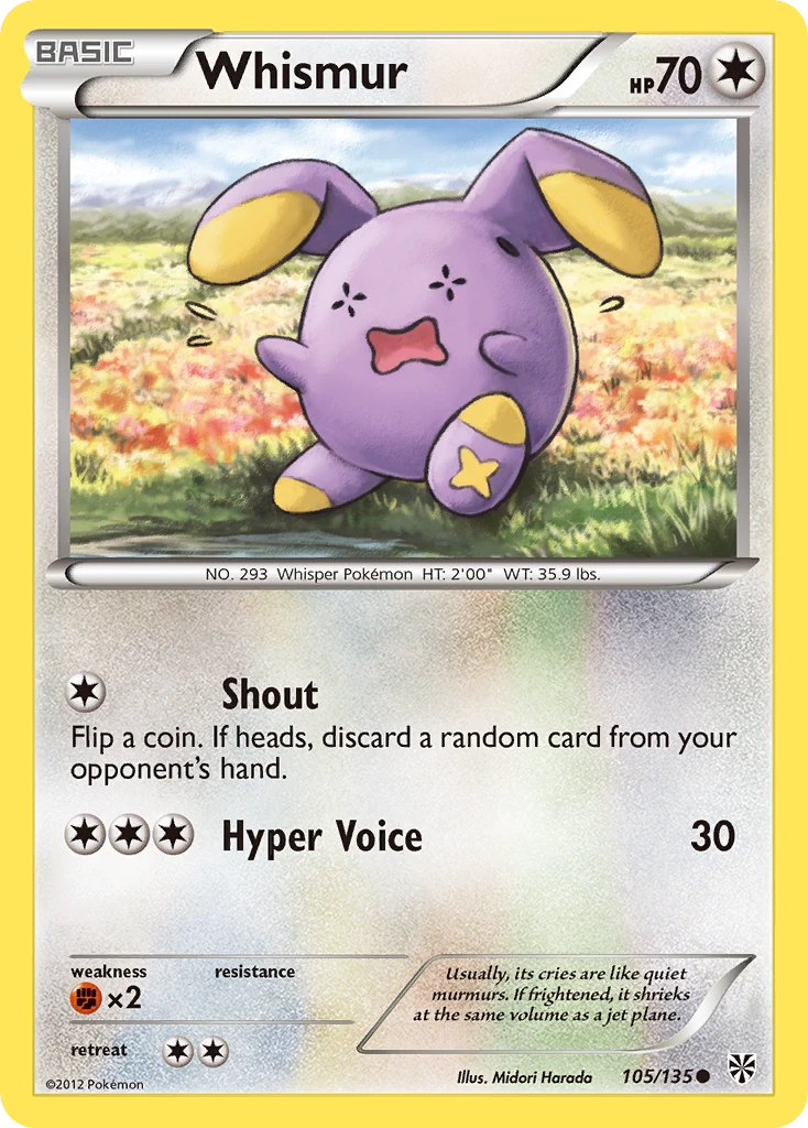 Whismur, 105/135