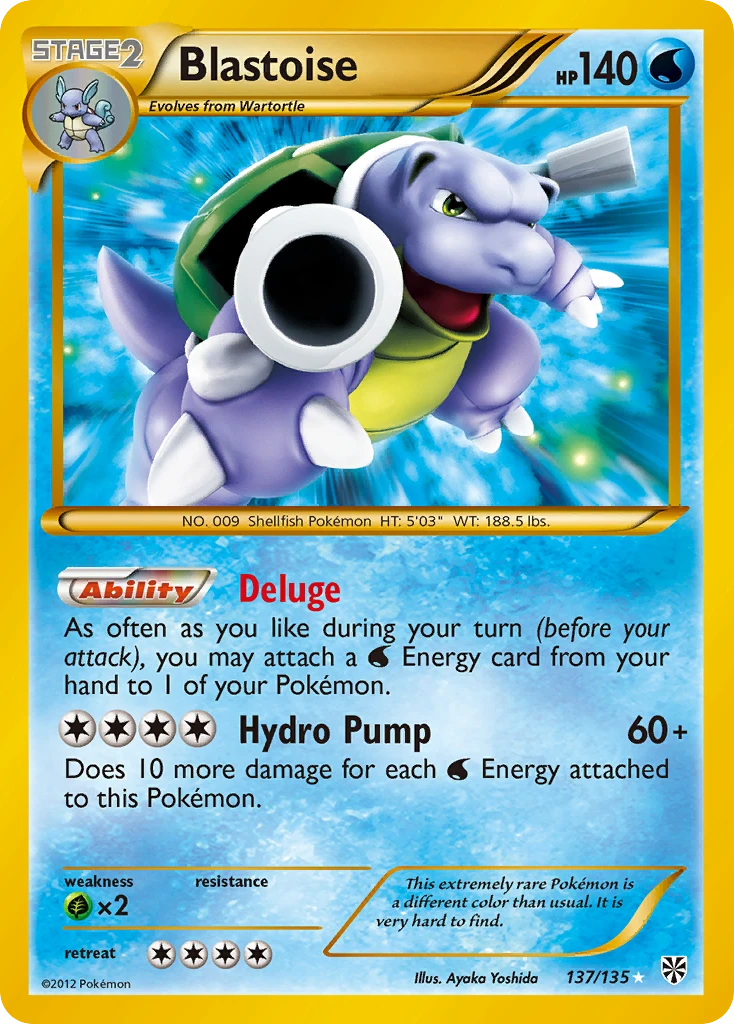 Blastoise, 137/135