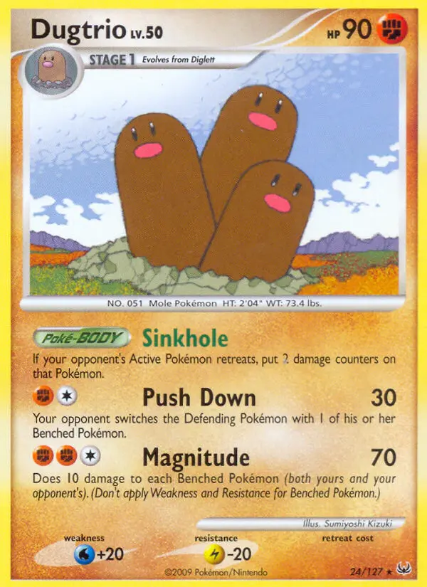 Dugtrio, 24/127
