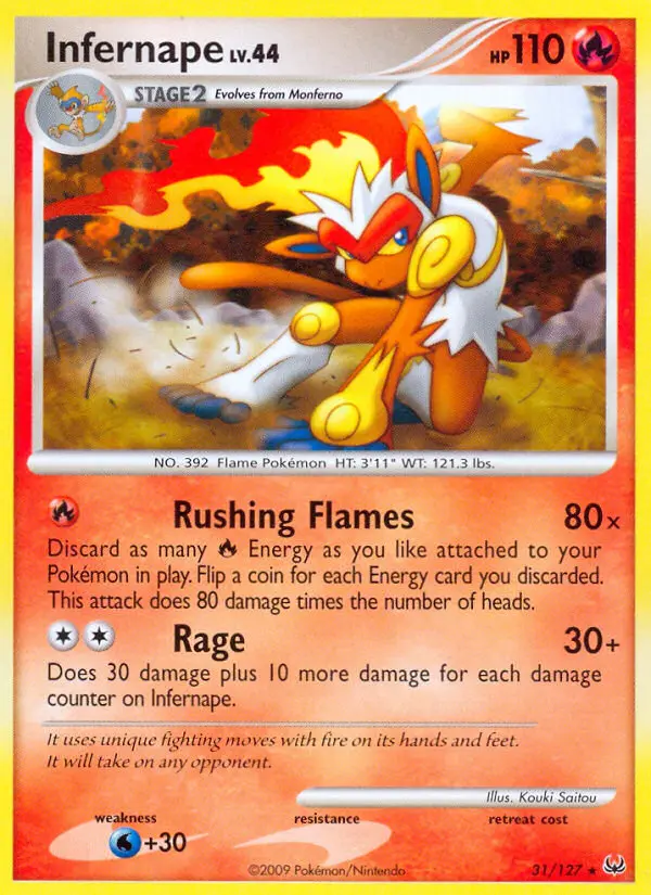 Infernape, 31/127