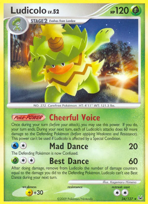 Ludicolo, 34/127