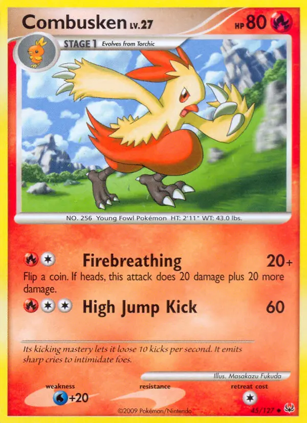 Combusken, 45/127