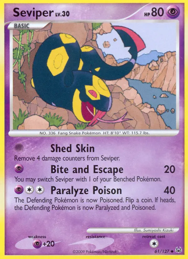 Seviper, 61/127