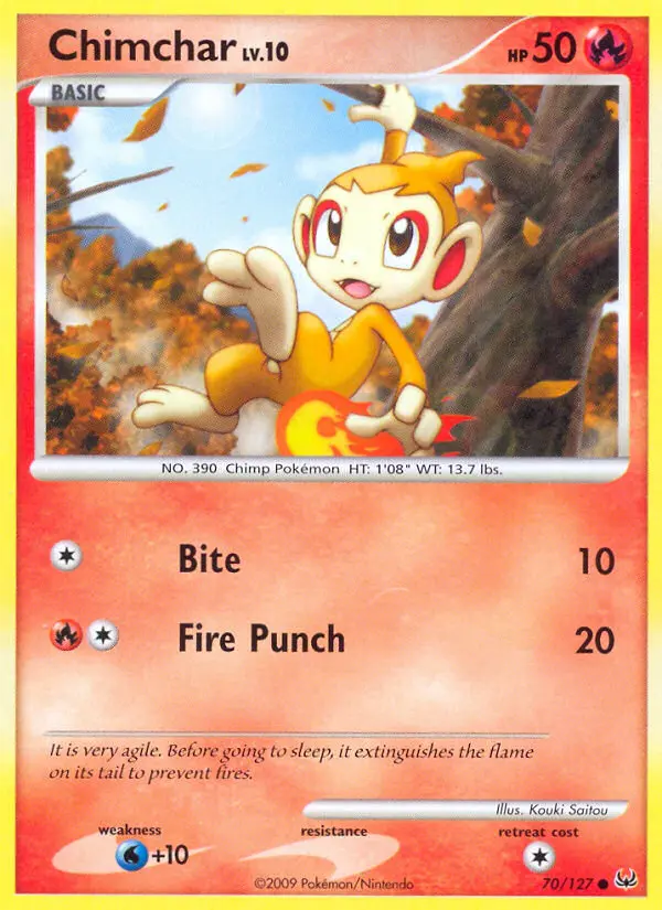 Chimchar, 70/127