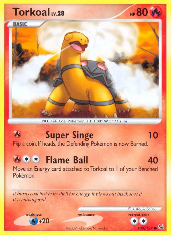 Torkoal, 100/127