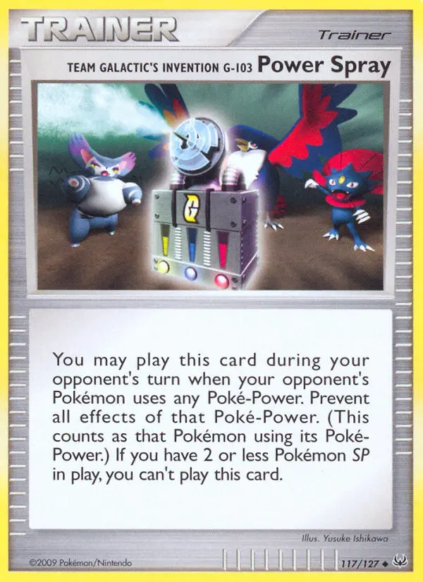 Team Galactic's Invention G-103 Power Spray, 117/127