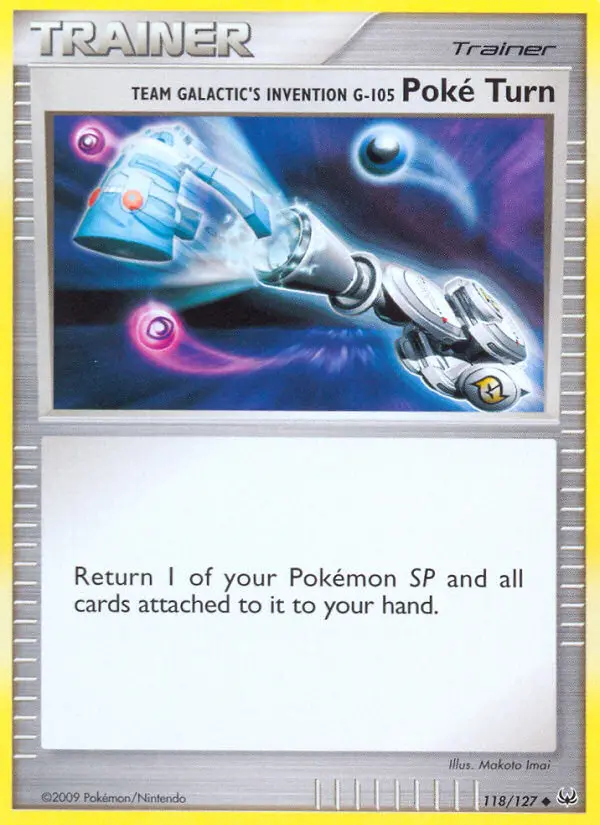 Team Galactic's Invention G-105 Poké Turn, 118/127