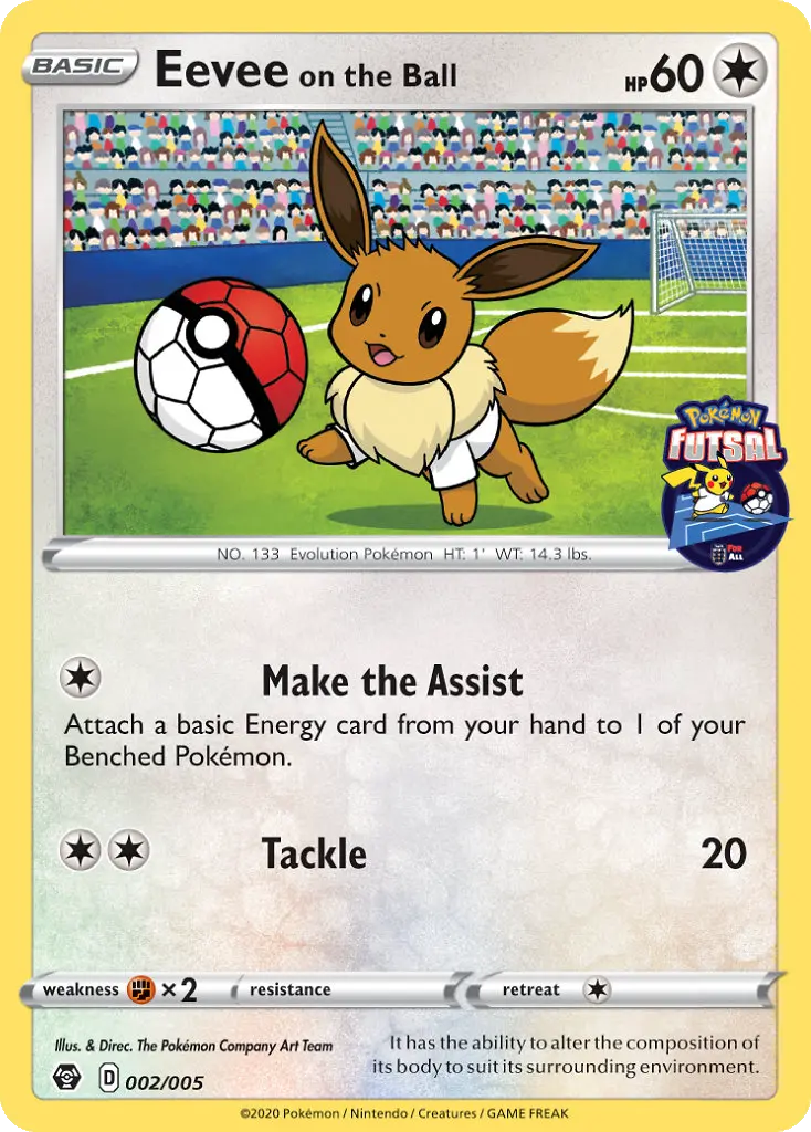 Eevee on the Ball, 002/005