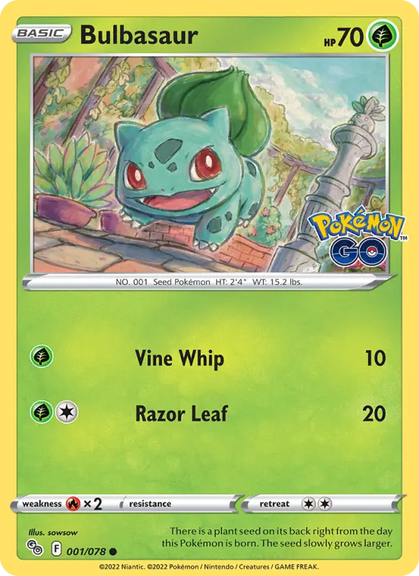 Bulbasaur, 001/078