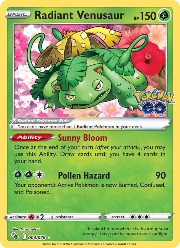Radiant Venusaur, 004/078