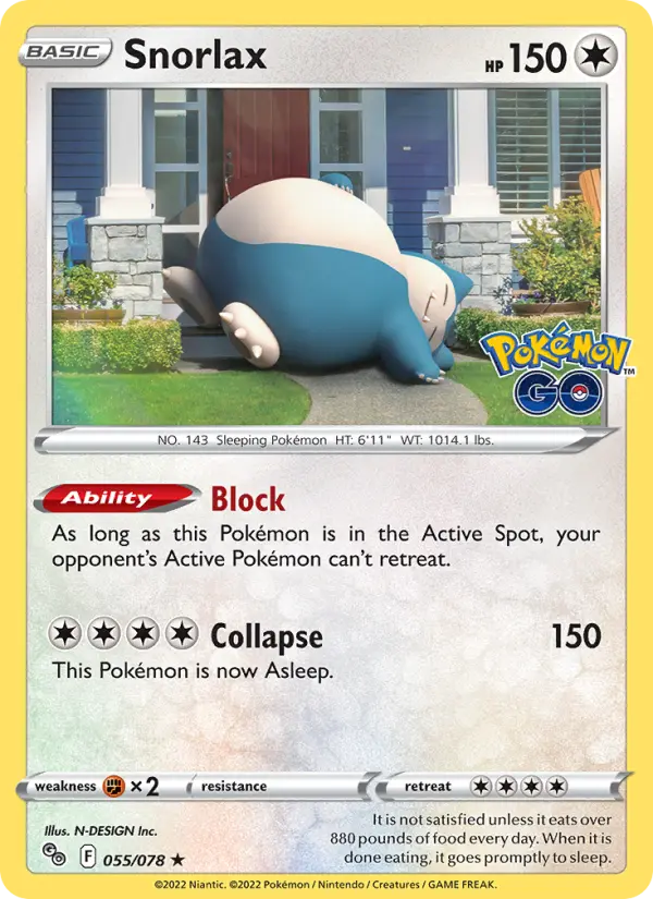 Snorlax, 055/078
