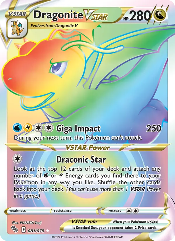 Dragonite VSTAR, 081/078