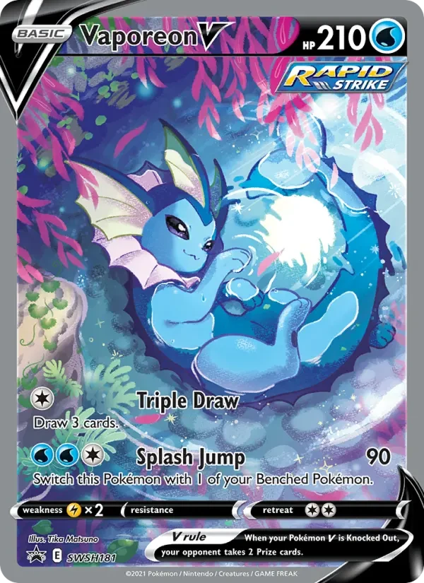 Vaporeon V, SWSH181