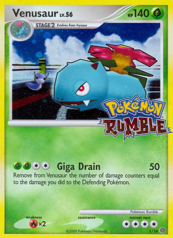 Venusaur, 1/16