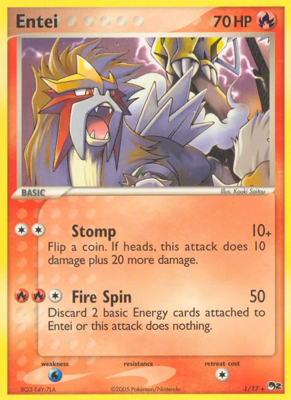 Entei, 1/17