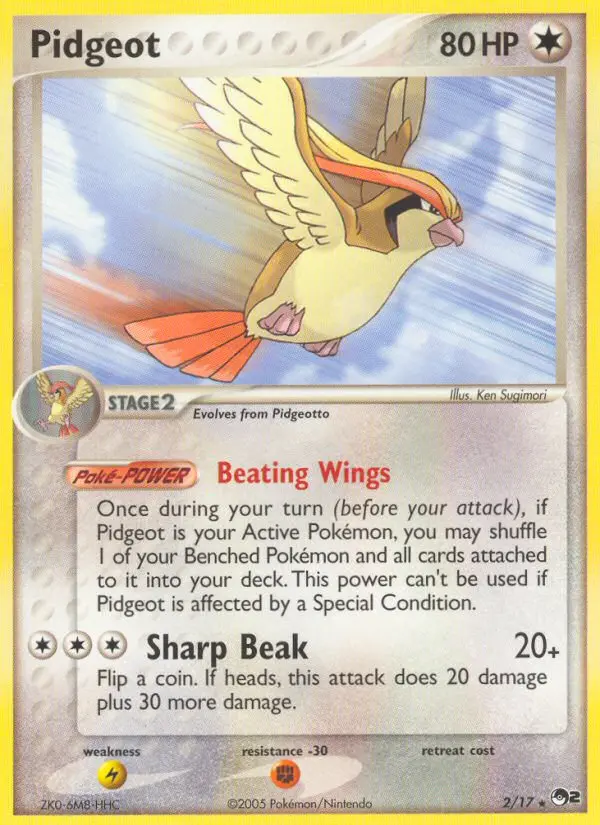 Pidgeot, 2/17