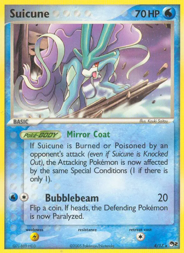 Suicune, 4/17