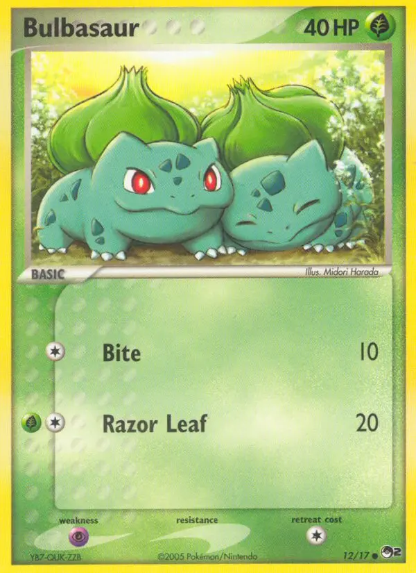 Bulbasaur, 12/17