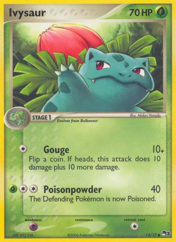 Ivysaur, 14/17