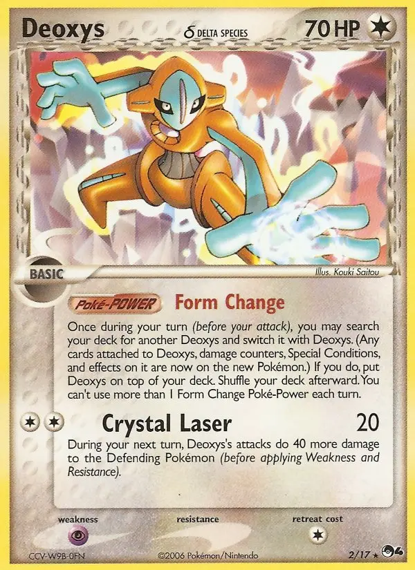 Deoxys δ, 2/17