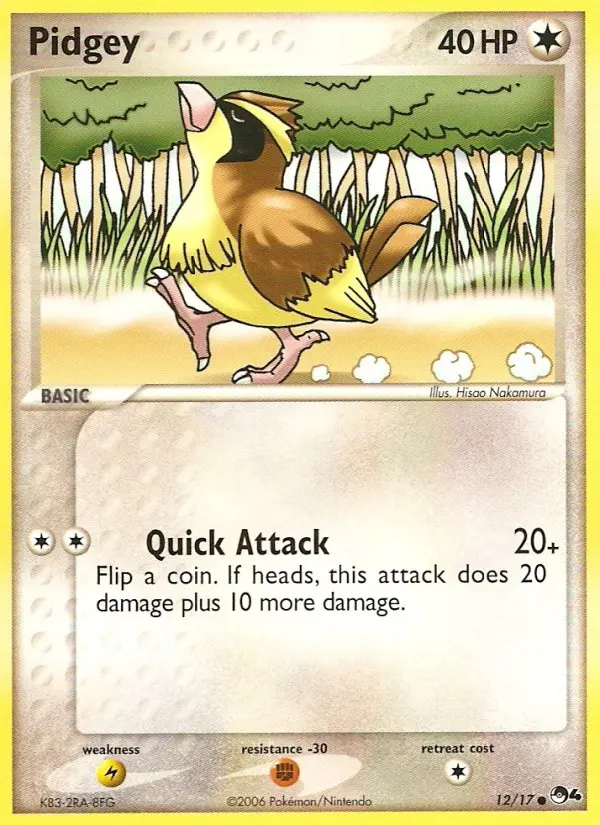 Pidgey, 12/17