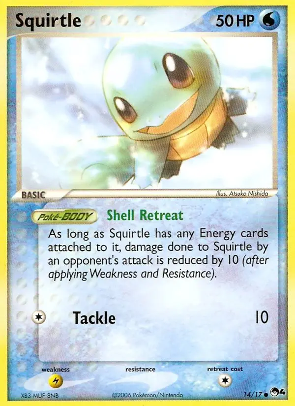 Squirtle, 14/17