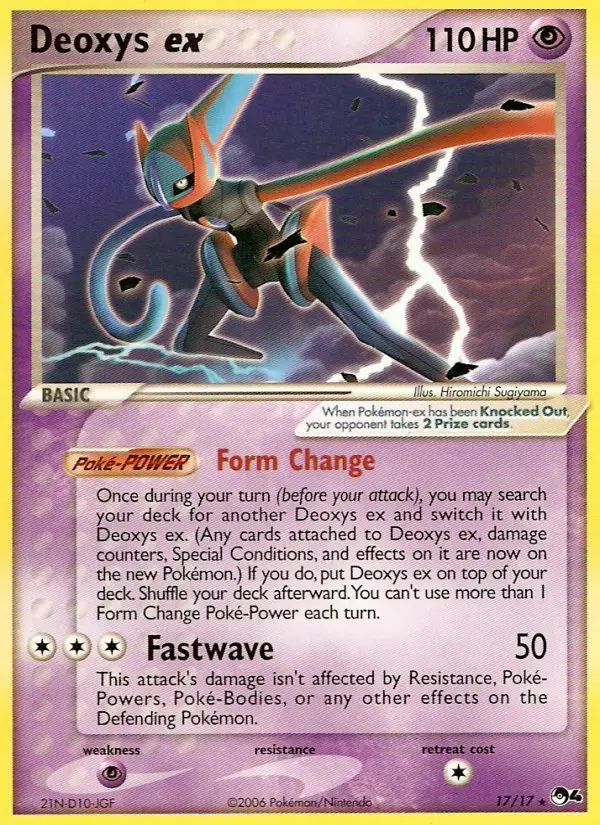 Deoxys ex, 17/17