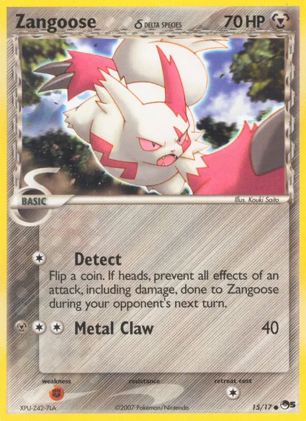 Zangoose δ, 15/17