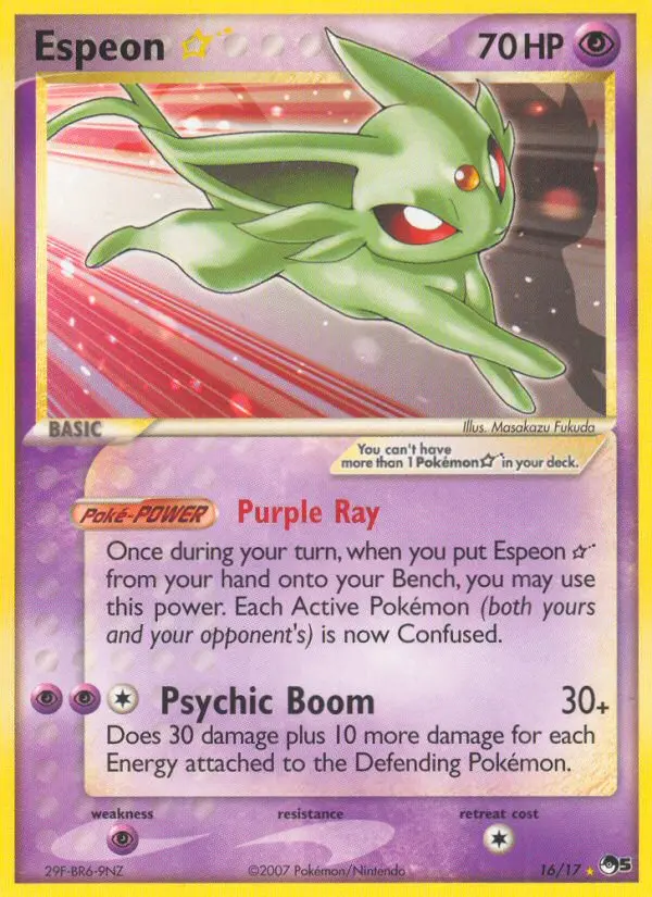Espeon ☆, 16/17