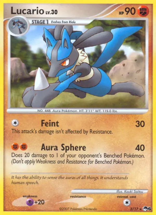Lucario, 2/17
