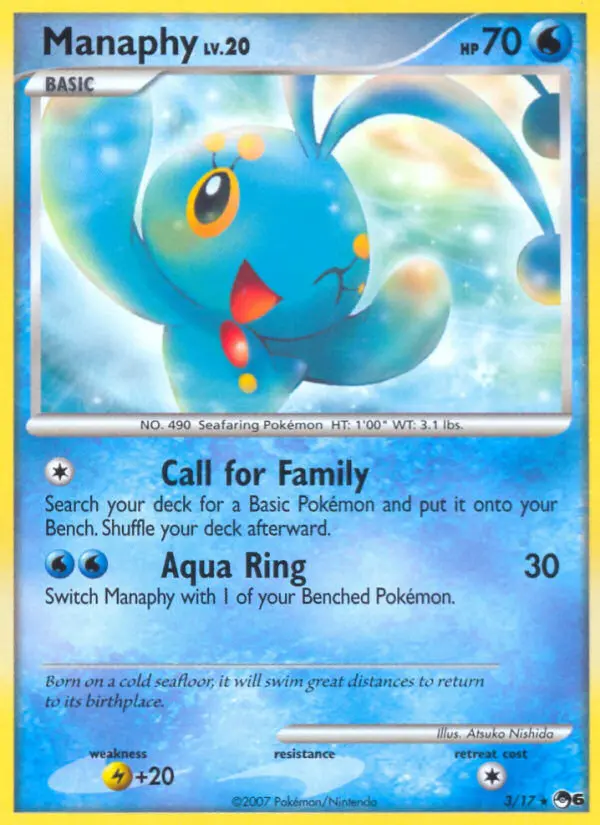 Manaphy, 3/17