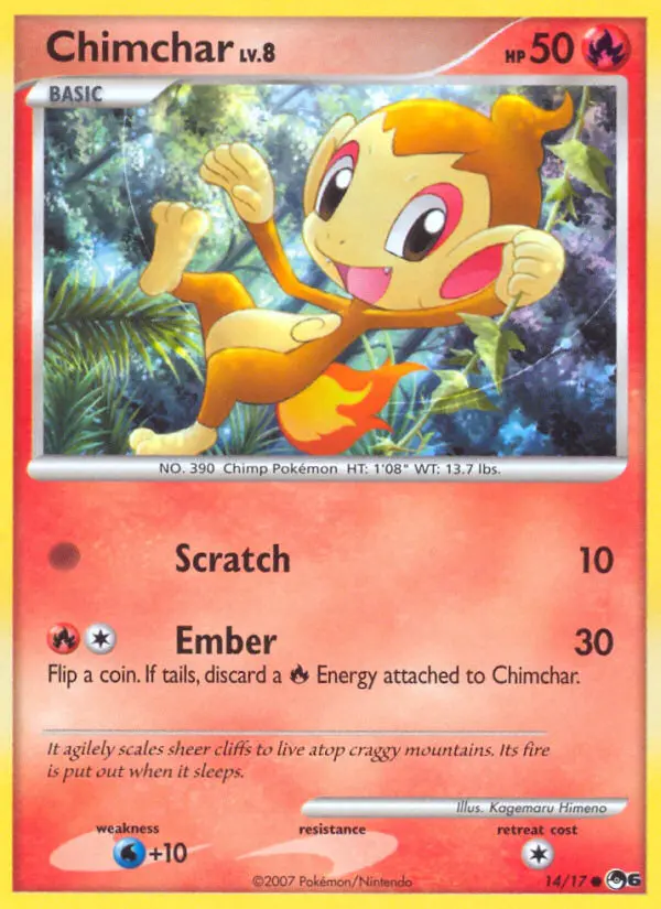 Chimchar, 14/17