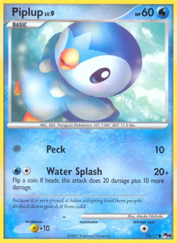 Piplup, 15/17