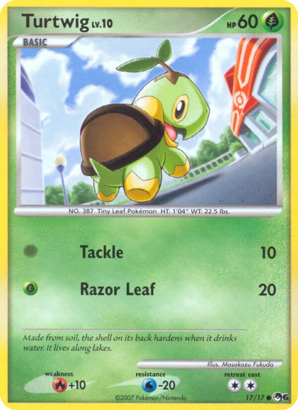 Turtwig, 17/17