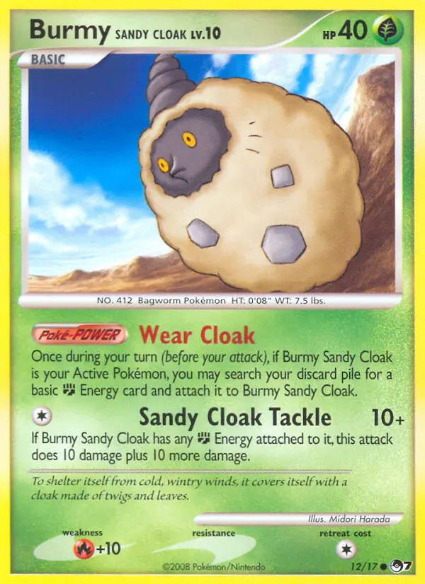 Burmy Sandy Cloak, 12/17