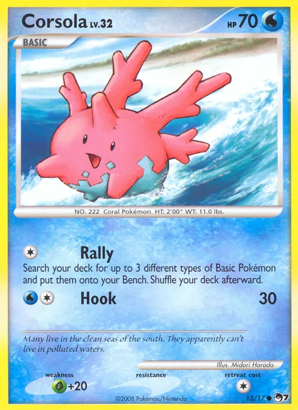 Corsola, 13/17