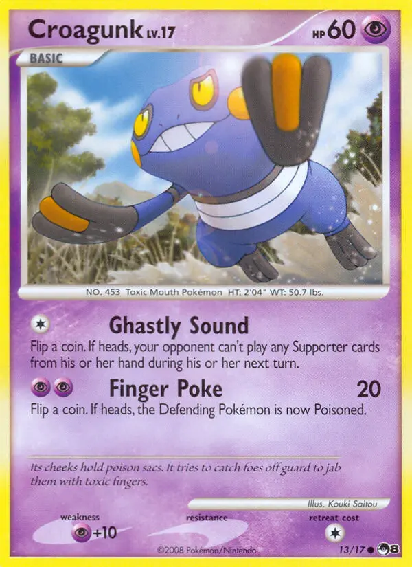Croagunk, 13/17