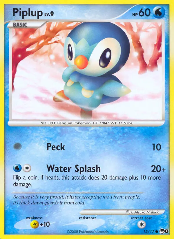 Piplup, 15/17