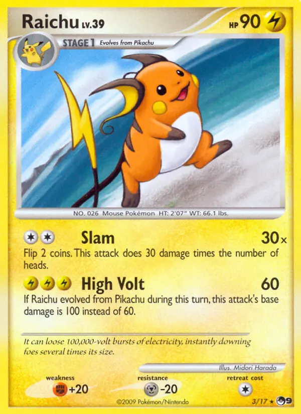 Raichu, 3/17