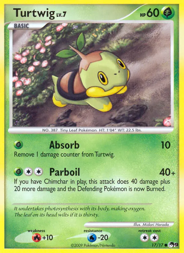 Turtwig, 17/17