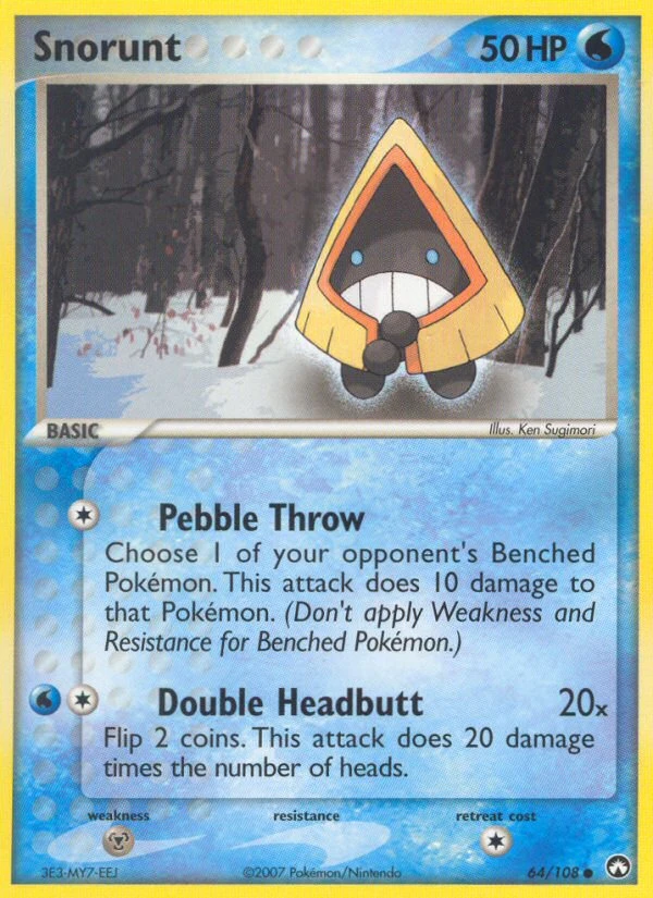 Snorunt, 64/108