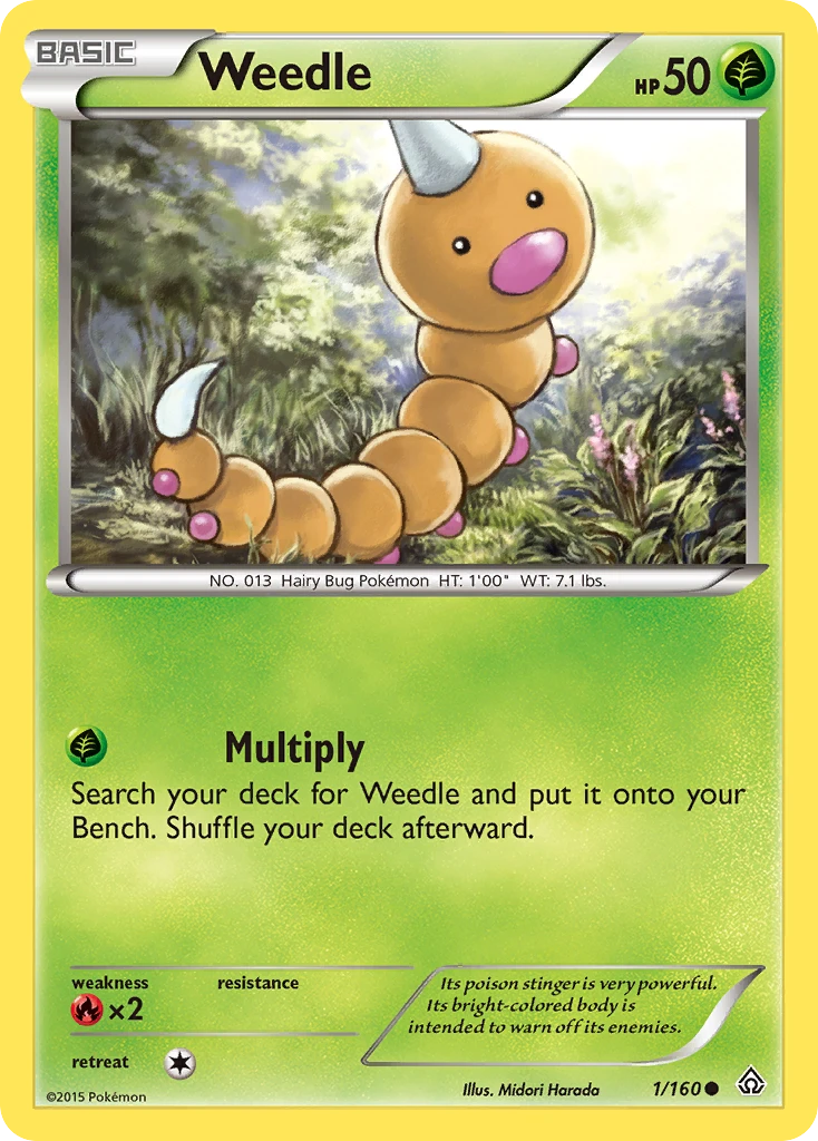 Weedle, 001/160