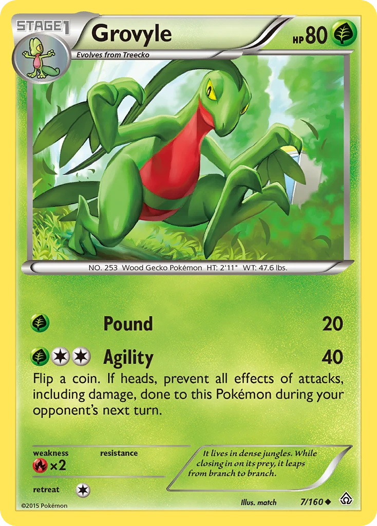 Grovyle, 007/160