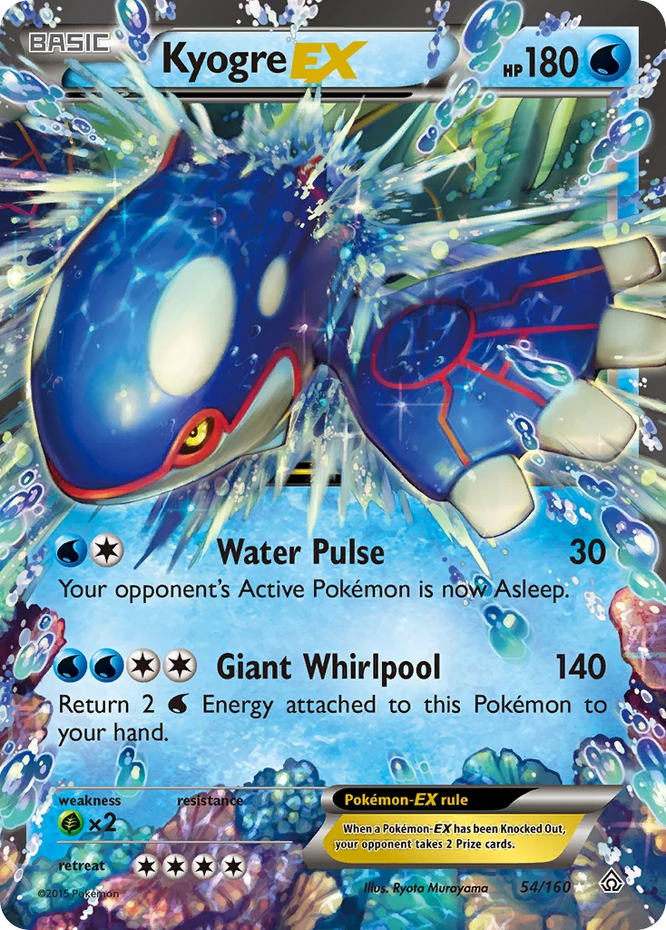 Kyogre-EX, 054/160
