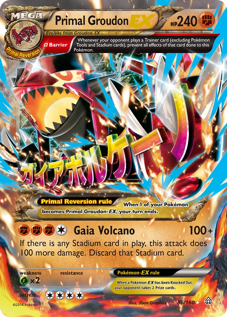 Primal Groudon-EX, 086/160