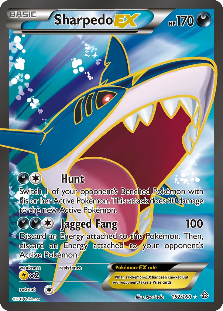 Sharpedo-EX, 152/160