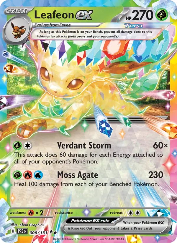Leafeon ex, 006/131